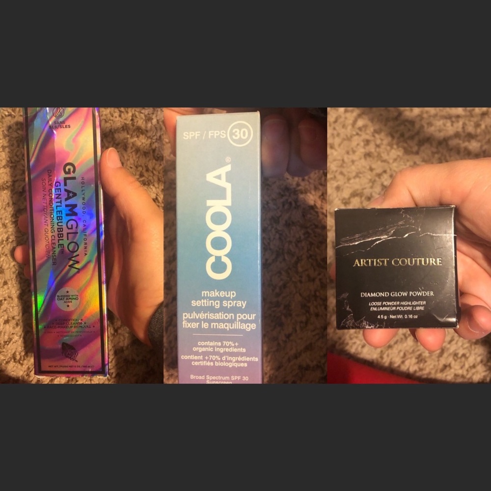 Skin care and makeup setting